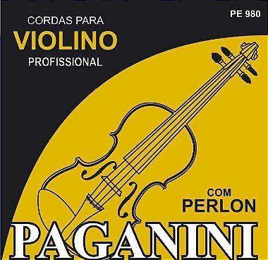 Corda De Violino Com Perlon Paganini PE980 (010.030) Imagem de Corda De Violino Com Perlon Paganini PE980 (010.030)