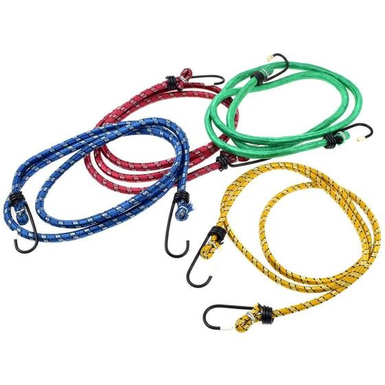Corda Elástica Kit 4 Peças 1,50m X 8mm Fertak Menor preço em Corda Elástica Kit 4 Peças 1,50m X 8mm Fertak