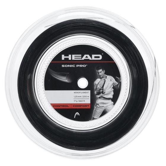 Imagem de Corda Head Sonic Pro 17L 1.25mm Preta Rolo com 200 metros