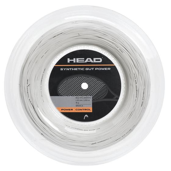 Imagem de Corda Head Synthetic Gut Power 16L 1.30mm Branco Rolo com 200 Metros