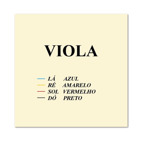 Imagem de Corda Mauro Calixto p/ Viola Dó Tradicional Núcleo Sintético