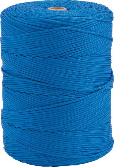 Imagem de Corda multifilamento trançada 2,0mm 1,0kg 408 metros azul polipropileno - Vonder