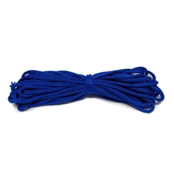 Imagem de Corda Multiuso 4,0mm com 5 Metros Azul Royal Fio Nautico Mandiali
