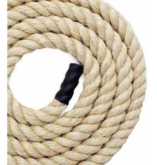 Imagem de Corda Naval Sisal 8 metros 38mm Escalada Cross Funcional