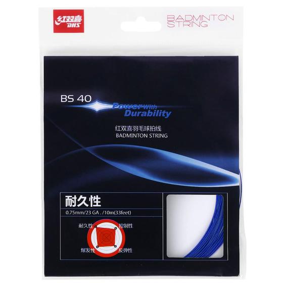 Imagem de Corda para Badminton DHS BS-40 Set Individual Azul