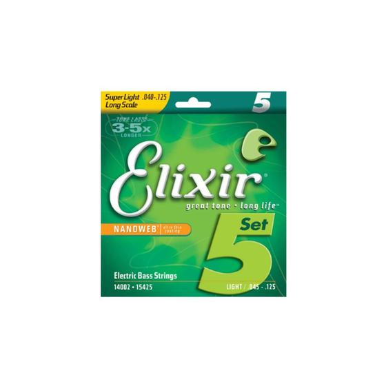 Imagem de Corda para baixo elixir quinta corda super light ls.125 6125 - elixir