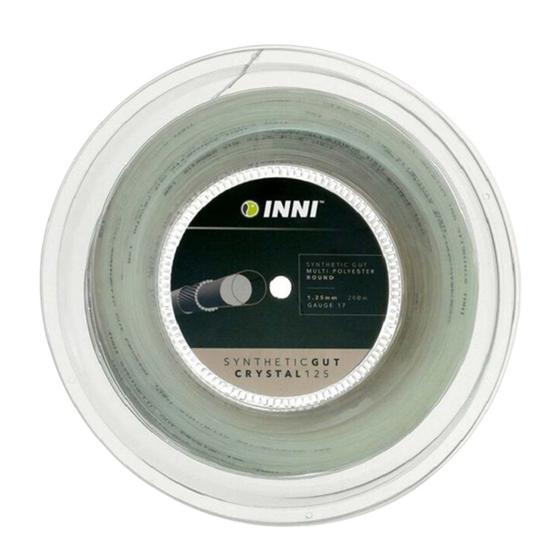 Imagem de Corda para Raquete de Tênis Inni Synthetic Gut Cristal 125 Branca