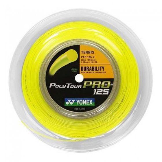 Corda para Raquete de Tênis Yonex Poly Tour Pro 1.25mm-200m - Produtos para  Tênis e Squash - Magazine Luiza