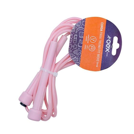 Imagem de Corda Para Treino Regulável OEX Fit Move 2.8m CT10 Rosa