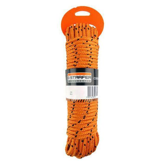 Corda Polipropileno Trançada 10mm Laranja 10 Metros Starfer Menor preço em Corda Polipropileno Trançada 10mm Laranja 10 Metros Starfer