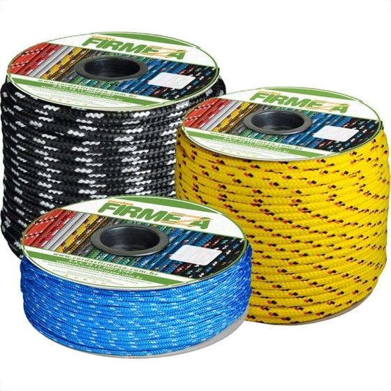 Imagem de Corda Pp Trancada Firmeza 5Mm Color 250M Carretel