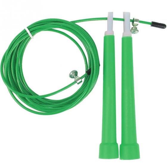 Imagem de Corda Pular Cabo Aço Ajustável exercício funcional 3 Mts Novo