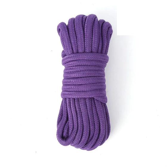 Imagem de Corda Sado Rope Bondage Fetiche BDSM 10 Metros Roxo