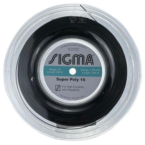 Imagem de Corda Sigma Super Poly 1,30Mm Preto Rolo Com 200 Metros