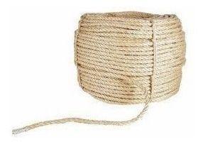 Imagem de Corda Sisal Natural 10mm Com 70metros Ideal Para Artesanato