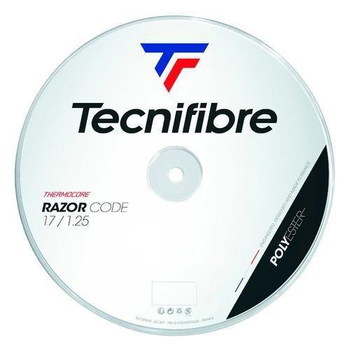 Imagem de Corda Tecnifibre Razor Code 1,25 Preta - Rolo C/200 Metros