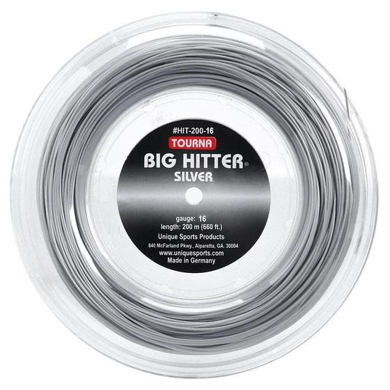 Imagem de Corda Tourna Big Hitter Silver 16L 1.30mm Cinza Rolo com 200 Metros