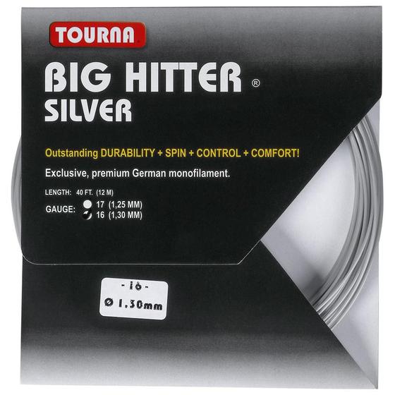 Imagem de Corda Tourna Big Hitter Silver 16L 1.30mm Cinza Set Individual