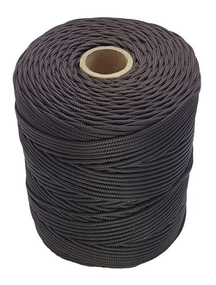 Imagem de Corda Trançada 2,0 mm Marrom rolo com 448 metros-Cordaville