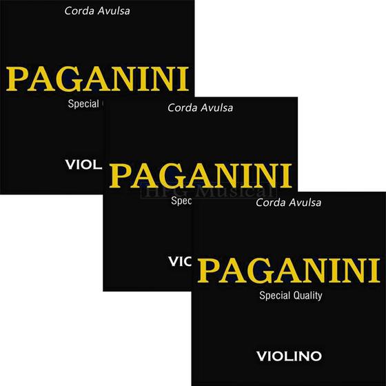 Imagem de Corda Violino Paganini 1ª Mi E (kit com 03)