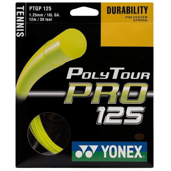 Imagem de Corda Yonex Poly Tour Pro 1.25 Amarela - Set Individual