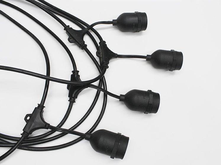 Cordão Cipro para Varal de Luz 8 Soquetes E27 com Prolongador ...
