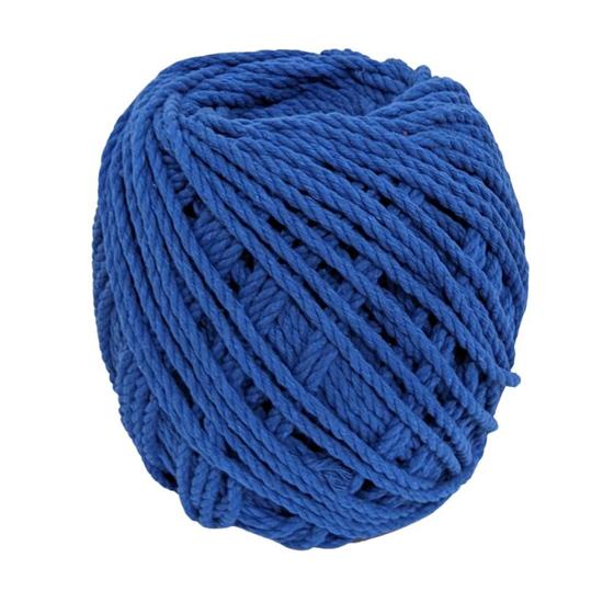 Imagem de Cordão de Algodão Torcido São Francisco Azul Royal 120 m