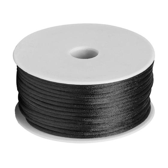 Imagem de Cordao de Cetim Rabo de Rato Luli 2mm Rolo com 50 Metros