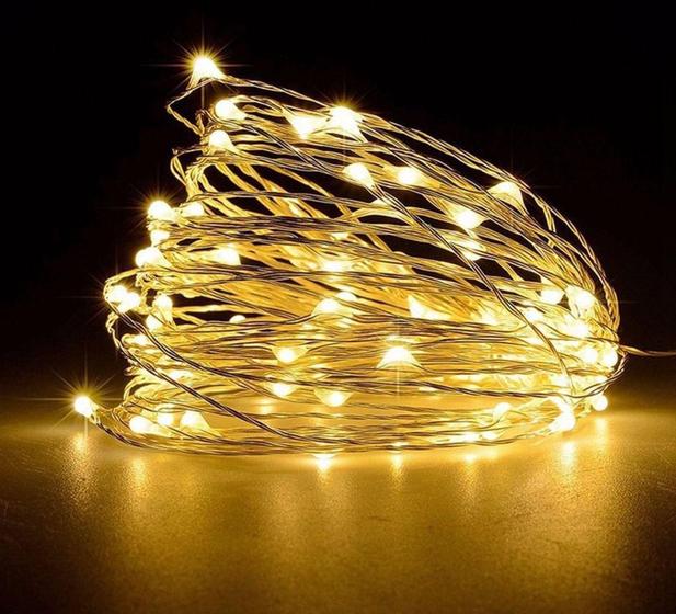 Imagem de Cordão De Cobre Luz De Fada 30 Leds Morno - Brilliant