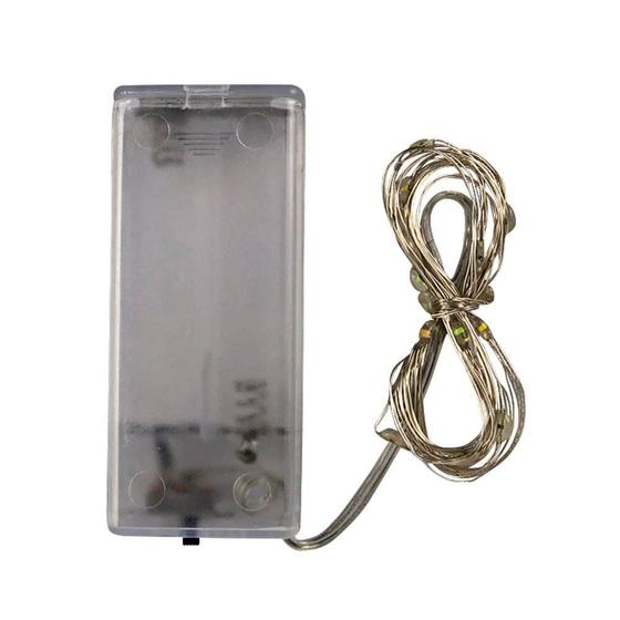 Imagem de Cordão de Luz LED 2m - 3 Cores - Fio de Fada 2m