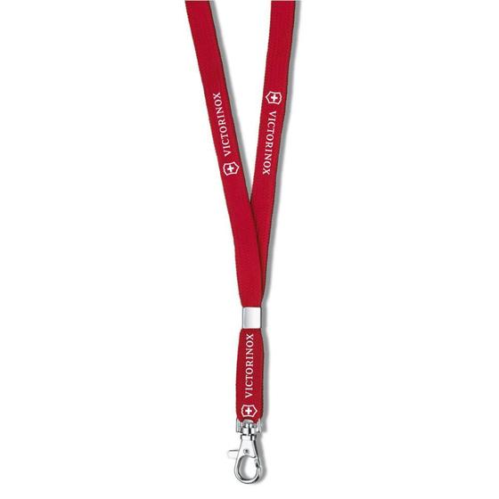 Imagem de Cordão de Pescoço Victorinox - com Gancho - Vermelho - 4.1879