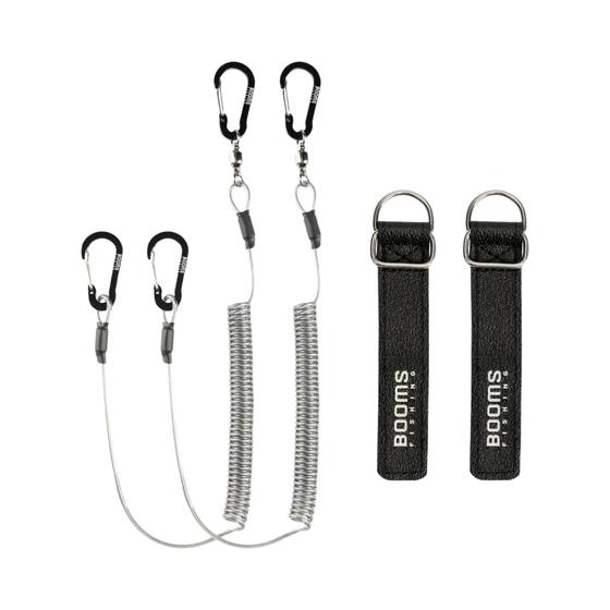 Imagem de Cordão Elástico Resistente para Varas de Pesca (2m) - Kit com 4 Peças para Barco, Caiaque e Lança