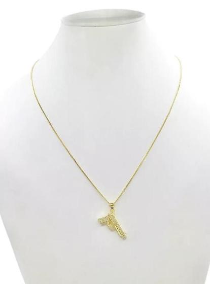 Imagem de Cordão Feminino Banhado a Ouro 18k - 50cm - Tojoia18k