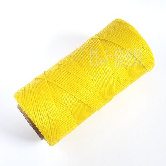 Imagem de Cordão Fio Encerado Cordone 1mm 100gr Linhasita Amarelo