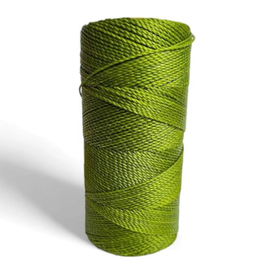 Imagem de Cordão Fio Encerado Cordone 1mm 100gr Linhasita Verde Musgo