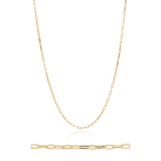 Cordão Masculino Banhado A Ouro 18k Rommanel 532530 Tam 50cm - Colar ...