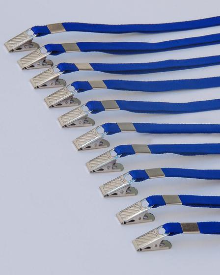 Cordão para Crachá Azul Royal pacote com 10 unidades - MARES Imagem de Cordão para Crachá Azul Royal pacote com 10 unidades
