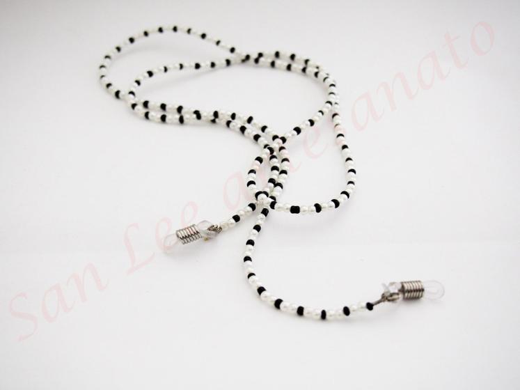 Imagem de cordão para óculos/salva óculos mini pérolas com miçangas - várias cores