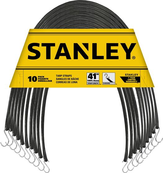 Imagem de Cordas elásticas STANLEY S300441 pretas 41, borracha para todos os climas, pacote com 10