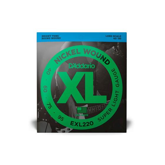 Imagem de Cordas Para Baixo 4 Cordas D Addario Xl Exl220-4 .040-.095