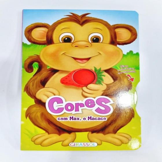 Imagem de Cores com max, o macaco - livros giratórios - Girassol