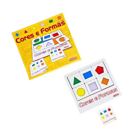 Imagem de Cores e Formas Brinquedo Educativo - Carimbras - 18 meses