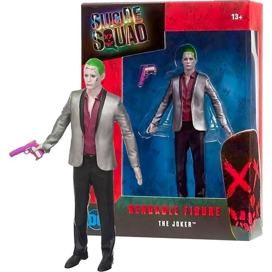 Imagem de Coringa Esquadrão Suicida Boneco Flexível Joker NJ Croce