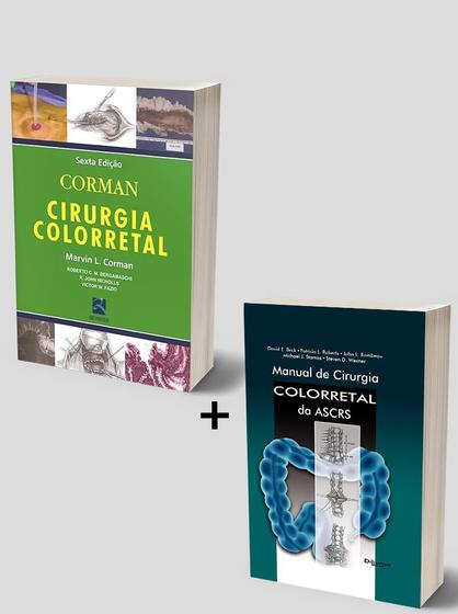 Imagem de Corman cirurgia colorretal +  manual de cirurgia colorretal da ascrs