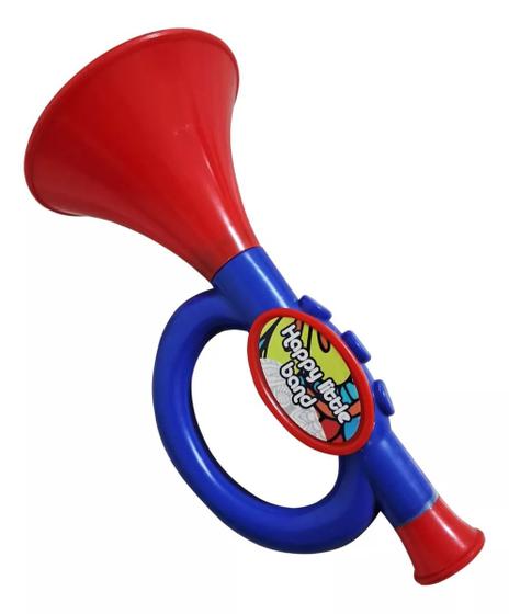 Imagem de Corneta Instrumento Musical De Brinquedo Infantil tipo saxofone trompete