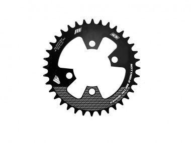 Imagem de Coroa 36d Nottable Wide Prowheel (bcd76) Assimetrica Preta