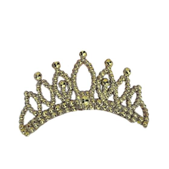 Coroa luxo de princesa infantil realeza dourado MR.KIDS Coroa de