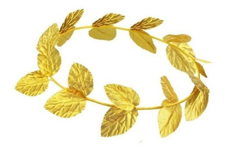 Imagem de Coroa Nero Dourada Com Folhas