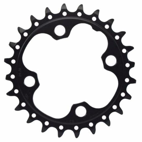 Imagem de Coroa shimano deore fc-m590 24d 3x10 bcd 64mm