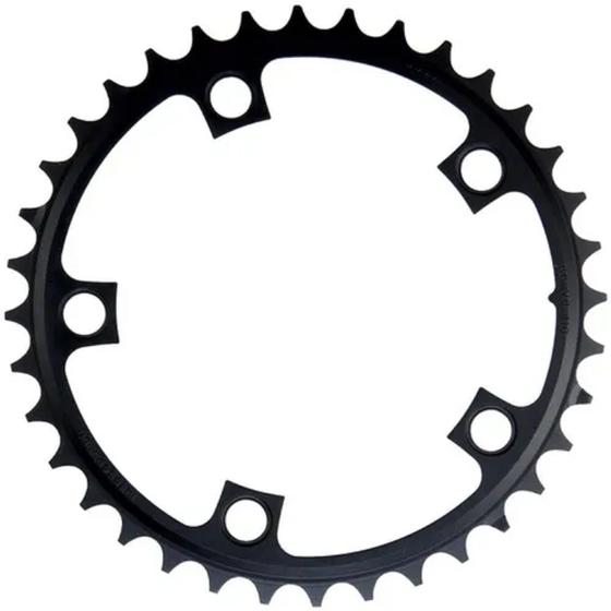 Imagem de Coroa Sram Road Apex Rival Red 36t Bcd 110mm Alumínio Preto